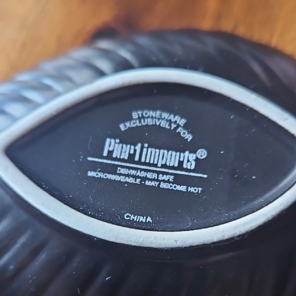3 For $10 Pier 1 Imports Brown Stoneware Trinket Leaf Plate.
